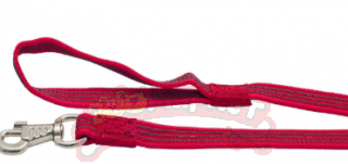 Поводок нейлон с латексной нитью двухсторонний 20мм*3м красн