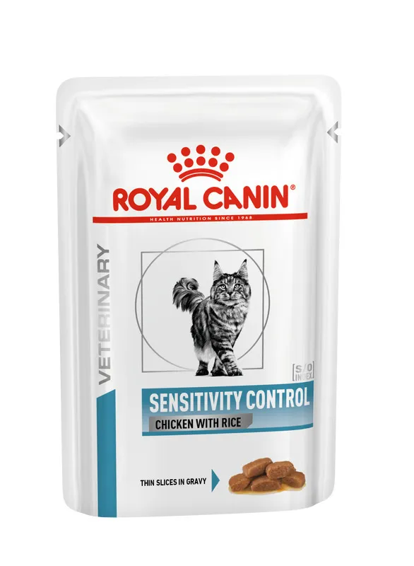 Влажный корм Royal Canin Sensitivity Control Chicken with Rice для взрослых кошек,  при пищевой аллергии, с курицей и рисом,  85 г