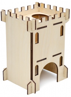 Домик для грызунов Замок большой, фанера 13х11х18 см