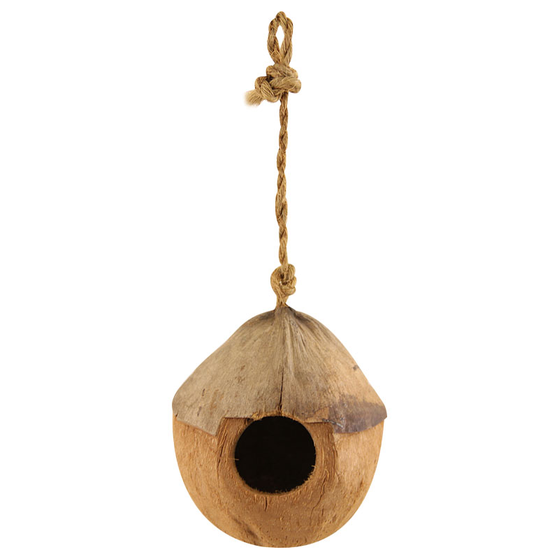 Домик для птиц из кокоса Triol Бунгало NATURAL 100-130мм