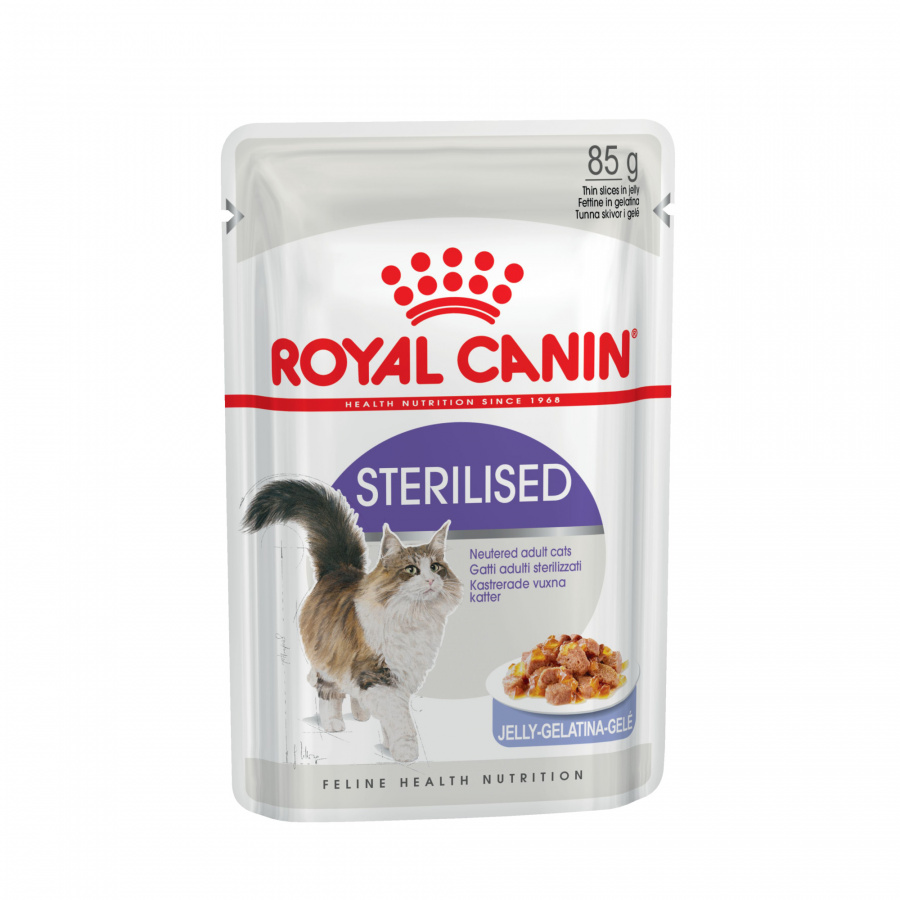 Влажный корм Royal Canin для взрослых стерилизованных кошек (в желе), 85 г