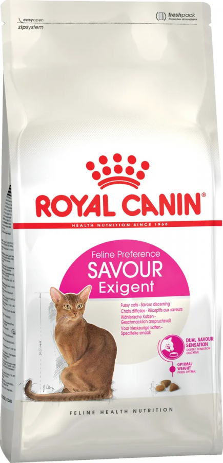 Корм сухой Royal Canin Savour Exigent для привередливых взрослых кошек, 4 кг