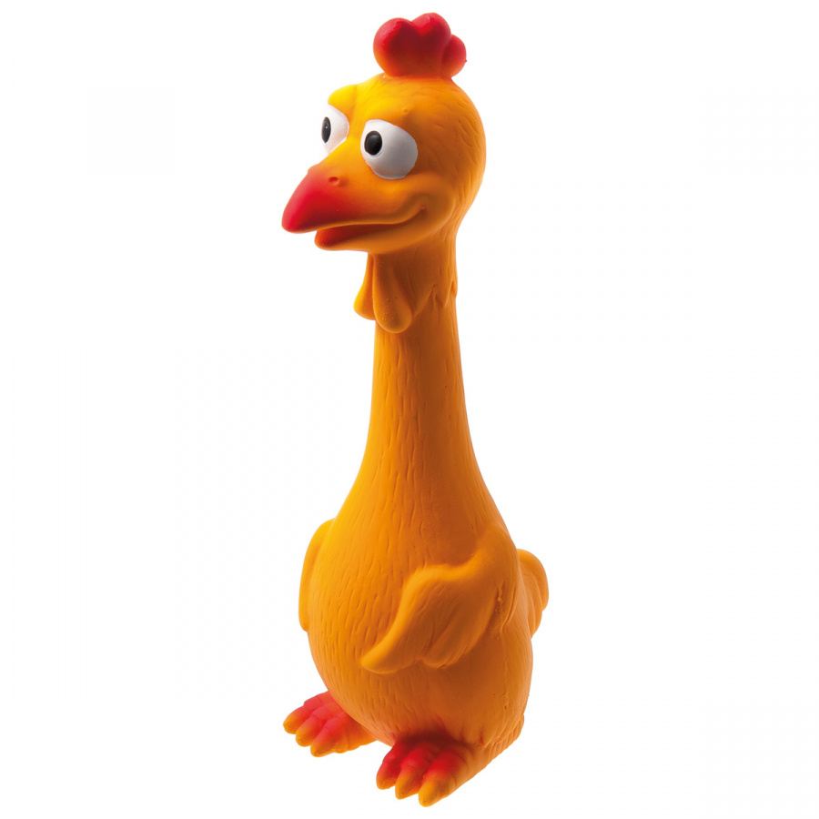 Игрушка для собак ZooOne Цыпленок со звуком, латекс 20,5 см