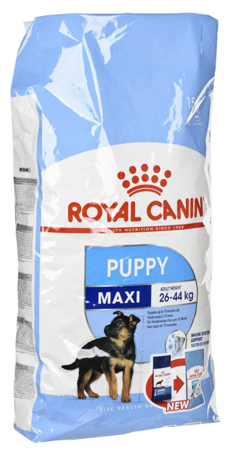 Корм сухой Royal Canin Maxi Puppy для щенков крупных пород 15 кг