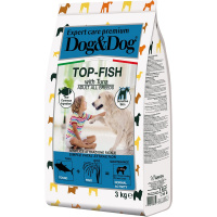 Сухой корм для взрослых собак Dog&Dog Expert Premium Top-Fish с тунцом 3 кг