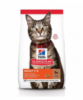 Корм сухой для взрослых кошек Hill's Science Plan с ягненком, 1,5 кг