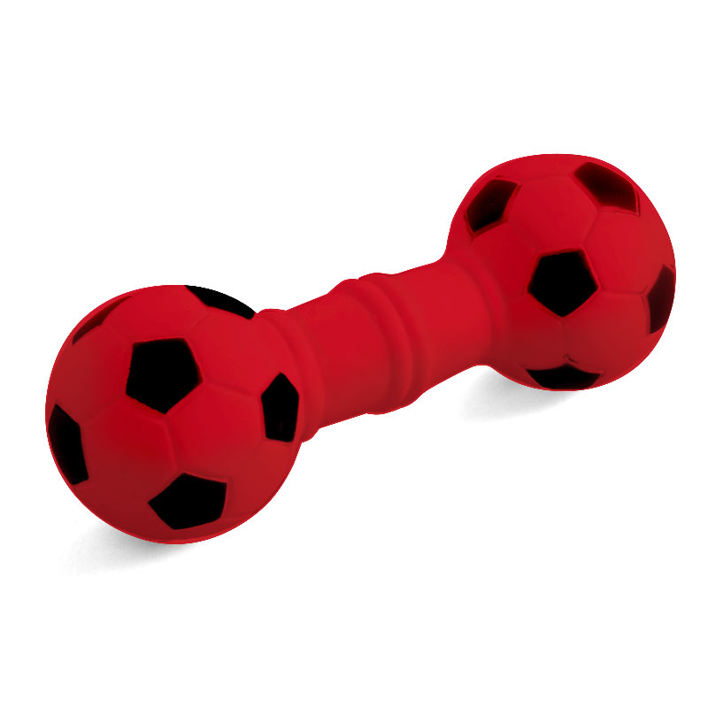 Игрушка для собак Triol "Гантель футбольная", 17 см