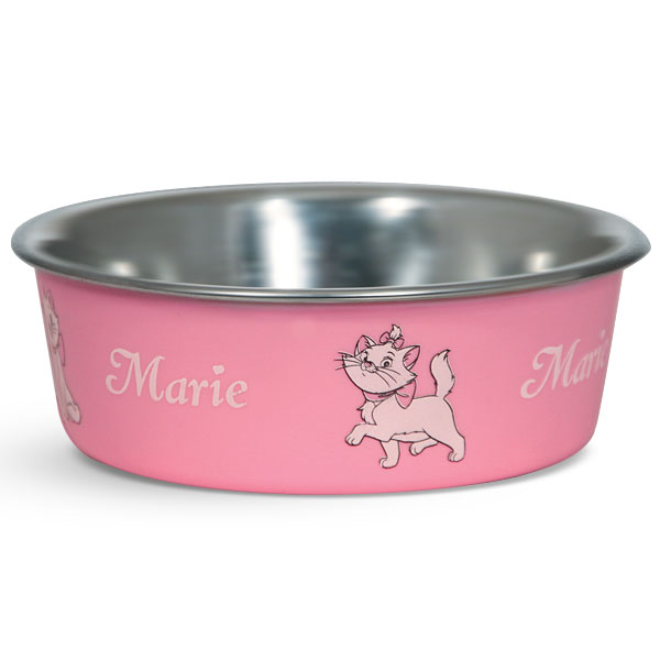 Миска Disney Marie & Milk для животных, из нержавеющей стали, 0,25 л