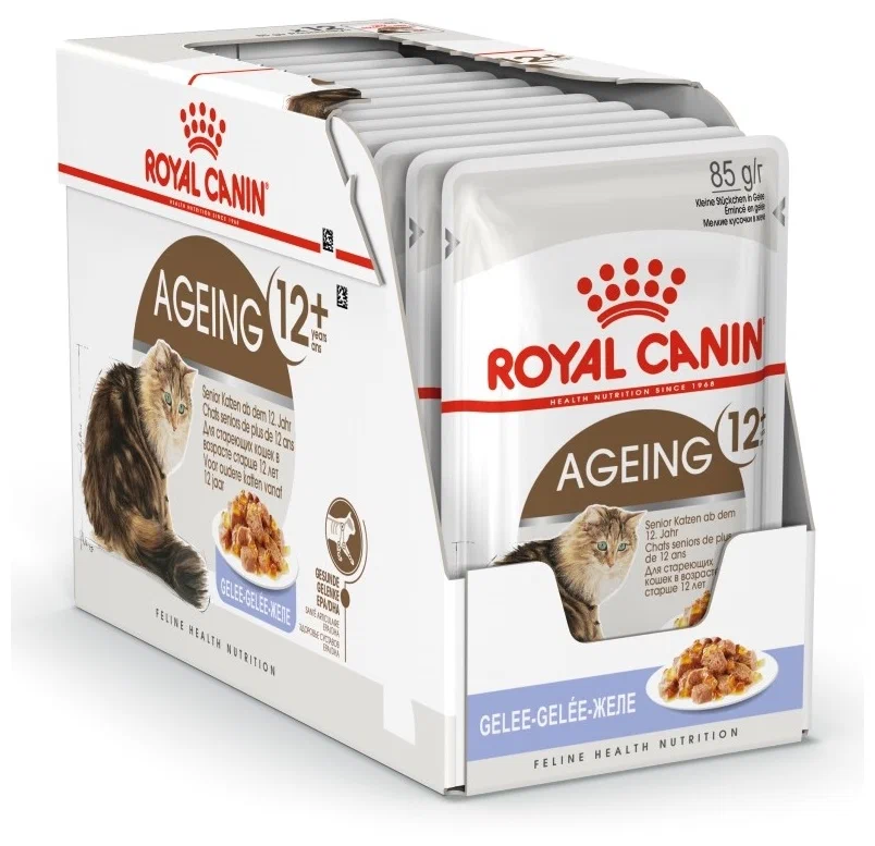 Влажный корм Royal Canin Ageing для кошек старше 12 лет, в желе, 85 г