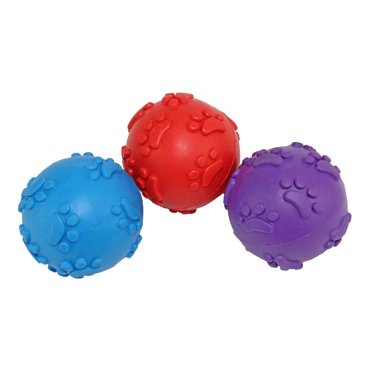Игрушка для собак Dogman Мячик с лапкими пищащий 6 см