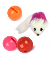 Набор игрушек для кошек Adel Group 3 шарика и мышка