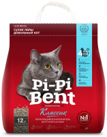 Наполнитель Pi-Pi-Bent Classic для кошачьего туалета,  комкующийся  5 кг