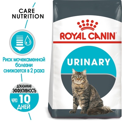 Корм сухой Royal Canin Urinary Care для взрослых кошек, профилактика мочекаменной болезни, 2 кг