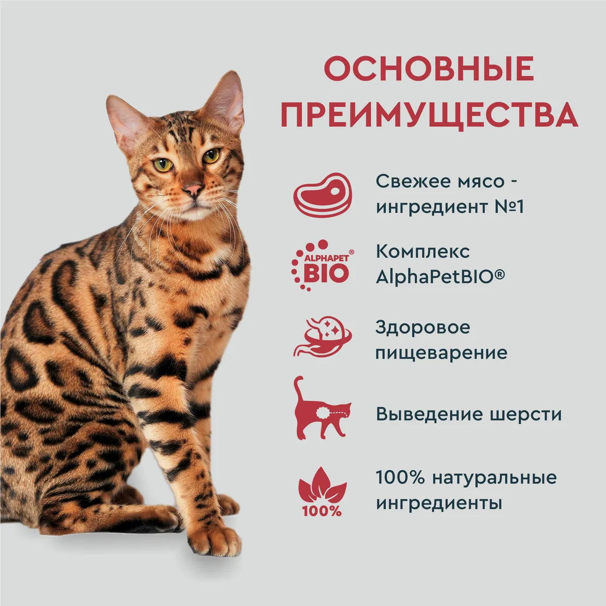 Корм сухой для домашних кошек и котов  ALPHAPET WOW с говядиной и печенью, 7,5 кг