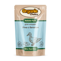 Влажный корм для кошек Organic Сhoice утка с бататом в соусе, 85 г