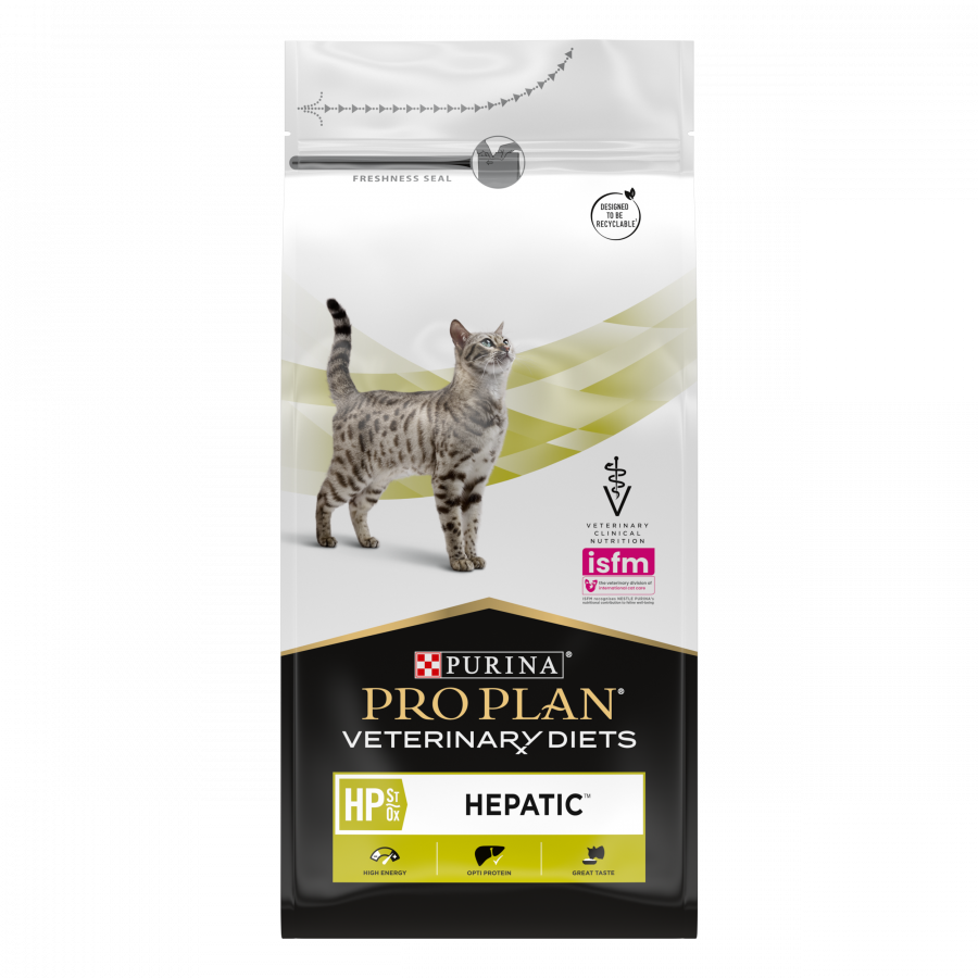 Сухой корм PRO PLAN Hepatic для взрослых кошек при хронической печеночной недостаточности, 1.5 кг