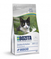 Корм сухой Bozita Outdoor & Active для активных взрослых и растущих кошек, с мясом лося 400 г