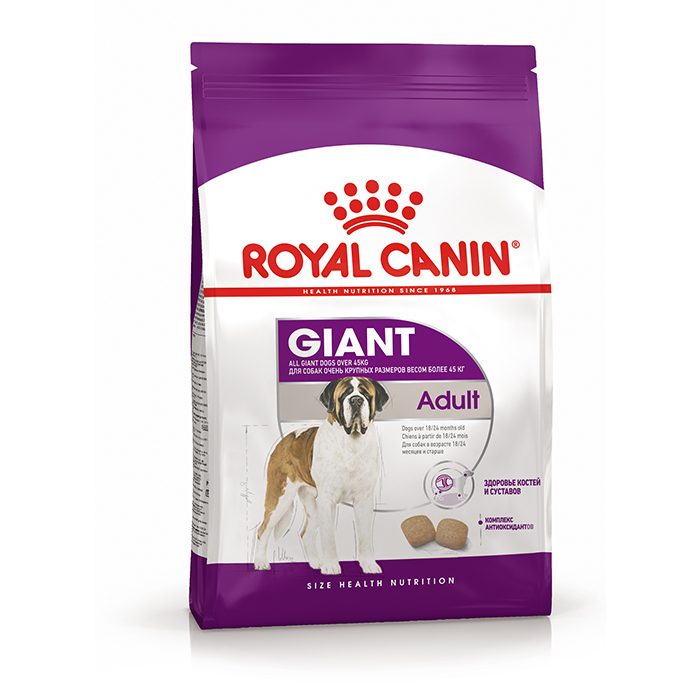 Корм сухой Royal Canin Giant Adult для взрослых собак очень крупных размеров 4 кг