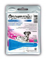 Капли Фронтлайн Спот-он для собак 20-40 кг (L) – для защиты от клещей, блох 1 пипетка