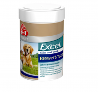 Витамины для собак 8 в 1 Эксель  для поддержания кожи и шерсти, 260 таб