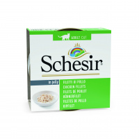 Влажный корм Schesir для кошек, с куриным филе, 85 г
