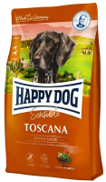 Сухой корм для собак средних и крупных пород Happy Dog Toscana с уткой и лососем 2,8 кг