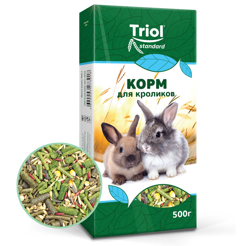 Корм  для кроликов Тriol Standard , 500 г
