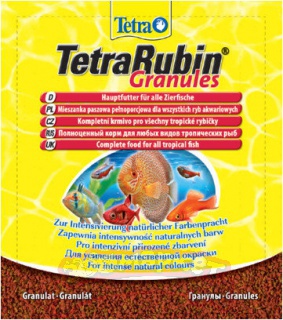 Корм TetraRubin Granules для усиления окраса гранулы 15г*20