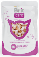 Влажный корм Brit Care White Fish Pouch для кошек с морским лещом, 80г
