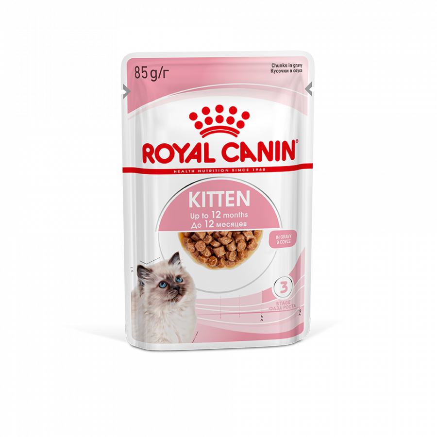 Влажный корм для котят Royal Canin Instinсtive Kitten кусочки в желе 85г
