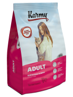 Корм сухой Karmy Adult для взрослых кошек, с телятиной 400 г