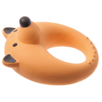 Игрушка для собак ZooOne Кольцо-лиса, латекс 11 см