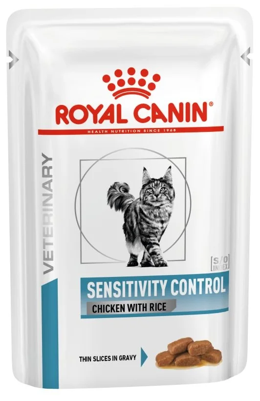 Влажный корм Royal Canin Sensitivity Control для взрослых кошек, при пищевой аллергии, в соусе 85 г