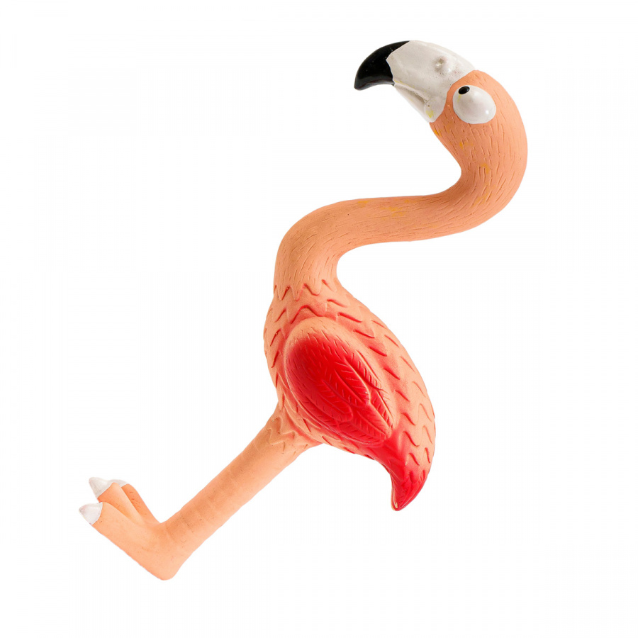 Игрушка для собак ZooOne Фламинго из латекса 27,7 см