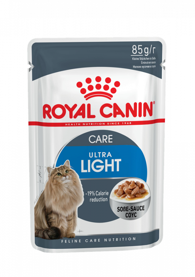 Влажный корм Royal Canin Ultra Light  для взрослых кошек, контроль веса 85 г