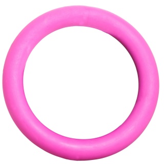 Игрушка YUGI для собак кольцо розовое термопластичная резина 14,7см