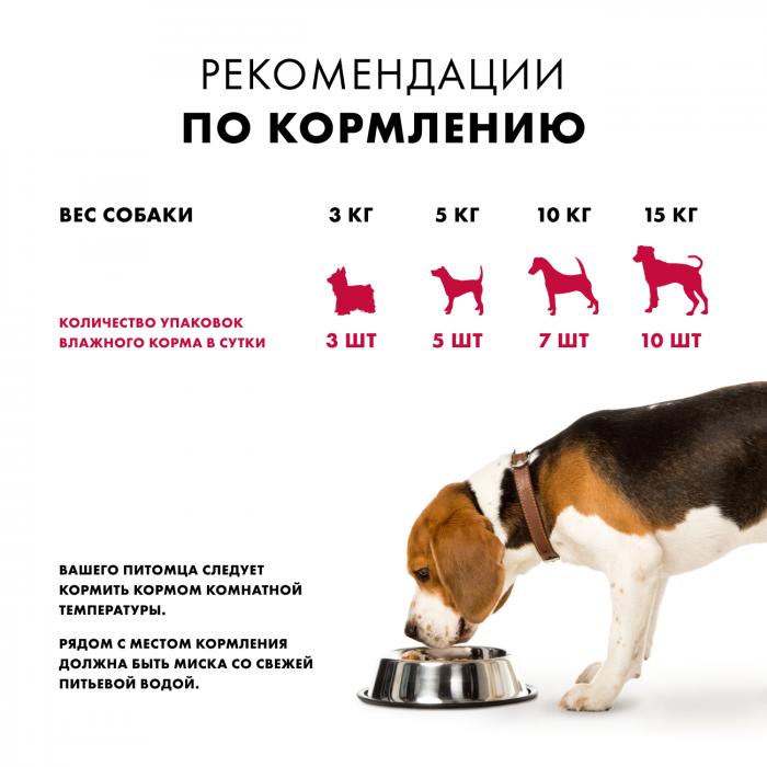 Влажный корм NUTRO для взрослых собак всех пород, с Говядиной и томатами, 85 г