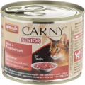 Корм АНИМОНДА Carny Senior для пожилых кошек с говядой, сердцем и индейкой 200г консервы
