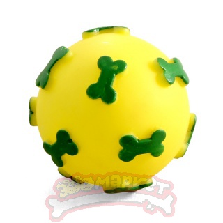Игрушка TRIOL для собак из винила "Мяч с косточками" d60мм.