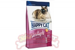 Happy Cat Adult Sterilised Weide-Lamm Корм для Кастрированных/Стерилизованных кошек с Ягнёнком, 0,3 кг