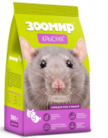 Корм ЗООМИР "Крысуня" для декоративных мышей и крыс, 500 гр.