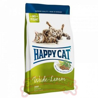Корм для кошек с Ягненком 300г (Happy Cat Adult Weide-Lamm)
