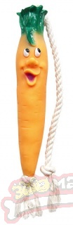 Игрушка "Морковь на веревке" 21см