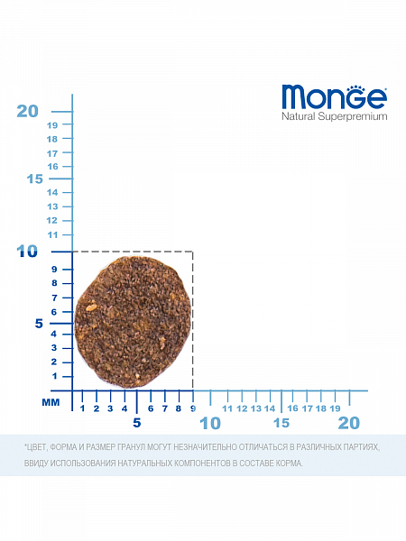 Корм сухой Monge Mini Puppy для щенков мелких пород, с курицей 800 г