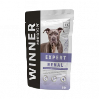 Влажный корм Мираторг Expert Renal для взрослых собак, для почек 85 г