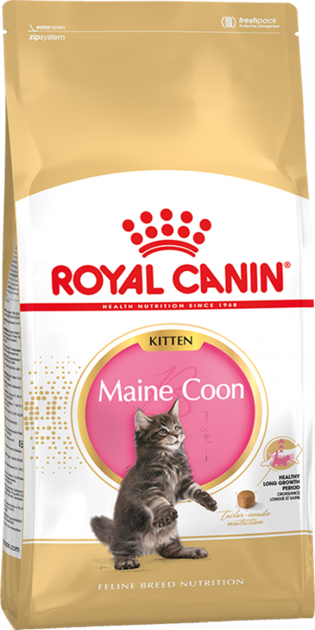 Корм сухой Royal Canin Maine Coon Kitten для котят породы Мэйн Кун (в возрасте до 15 месяцев)  2 кг