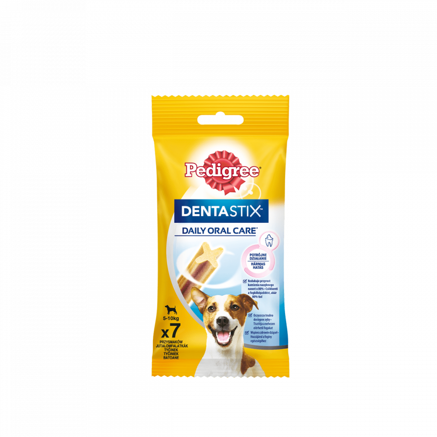 Лакомство по уходу за зубами Pedigree DentaStix для собак маленьких пород от 5 до 10 кг, 45 г