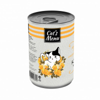 Влажный корм для стерилизованных кошек Cat`s Menu кусочки с курицей в соусе, 340 г