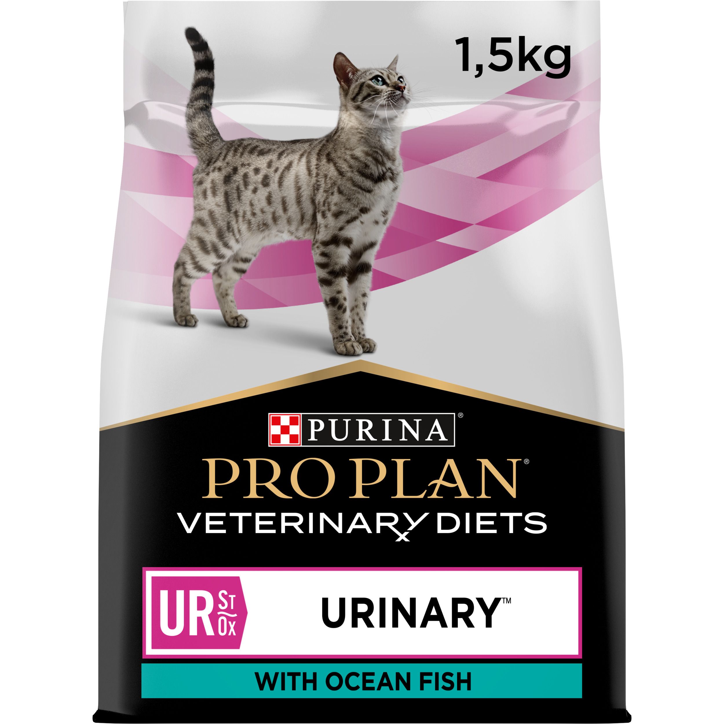 Сухой корм PRO PLAN Urinary для взрослых кошек при болезни мочевыводящих путей, с океанической рыбой, 1.5 кг
