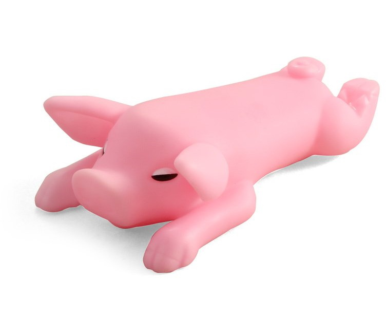 Игрушка для собак Triol Поросенок из винила, розовый, 12,5 см